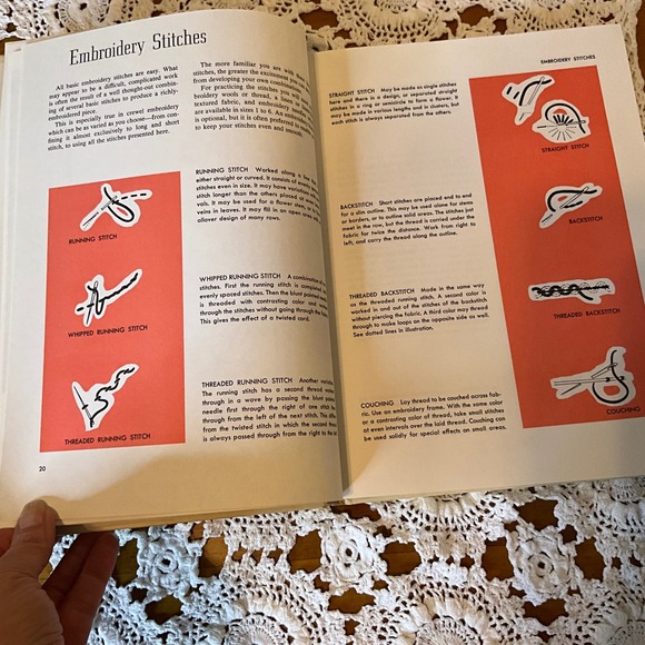 McCalls Needlework Treasury Learn Make Vintage Embroidery Quilts Rugs Crochet - Picture 5 of 10